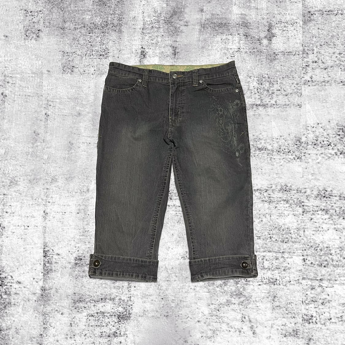 00s oriental graphic denim  상품이미지1