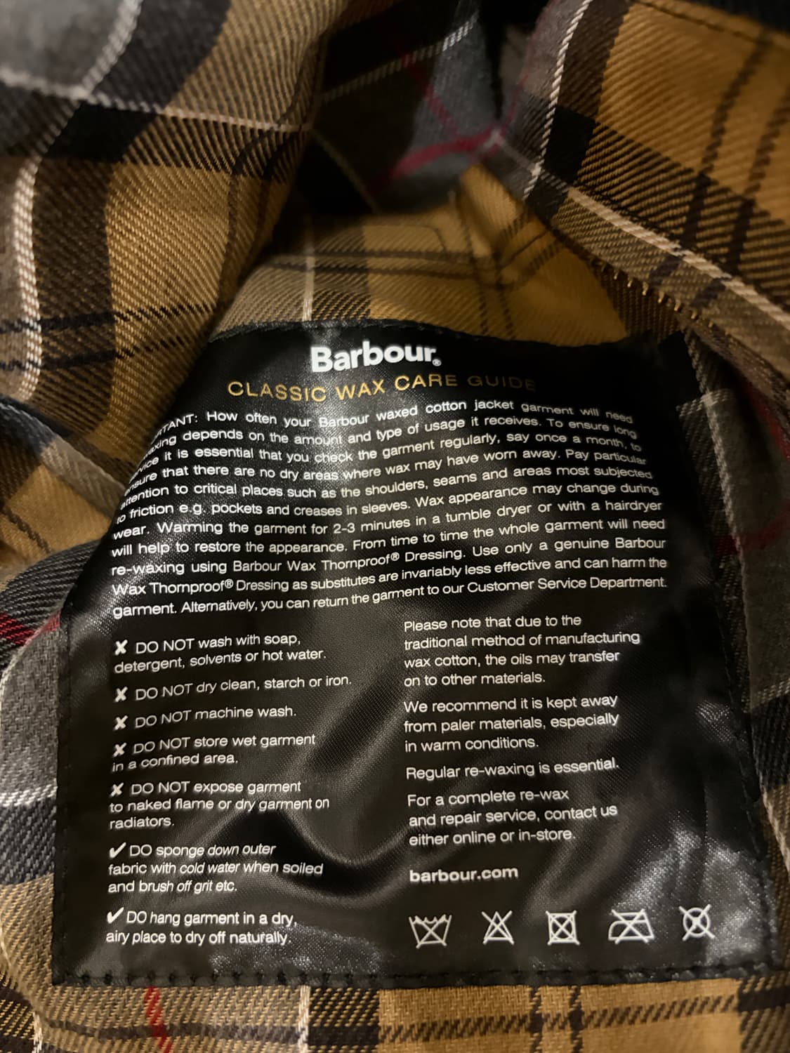 바버 비데일 왁스 자켓 상품이미지5