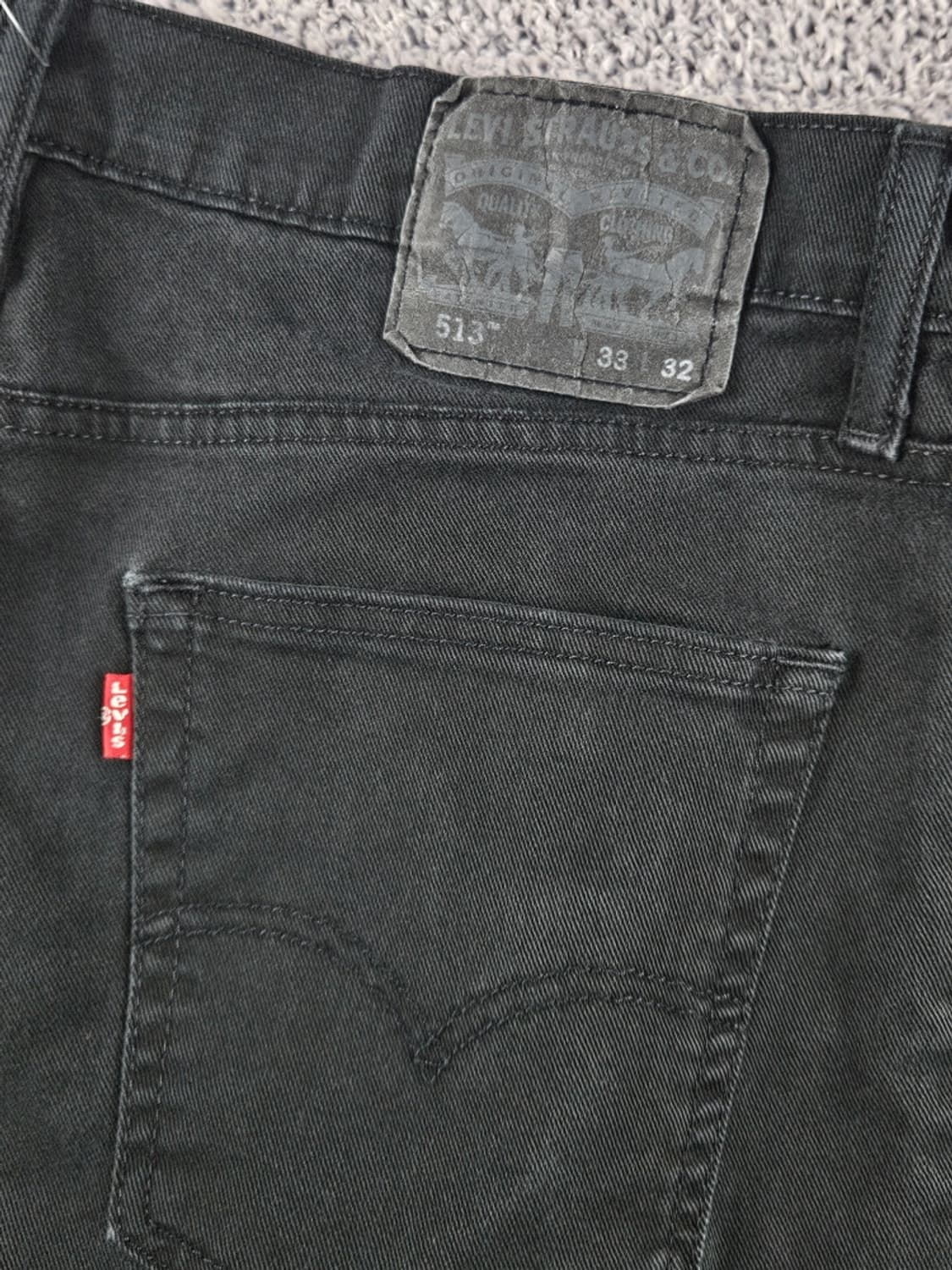 리바이스 513 블랙 진 데님 팬츠 ( 33X32 ) / 10862 상품이미지8