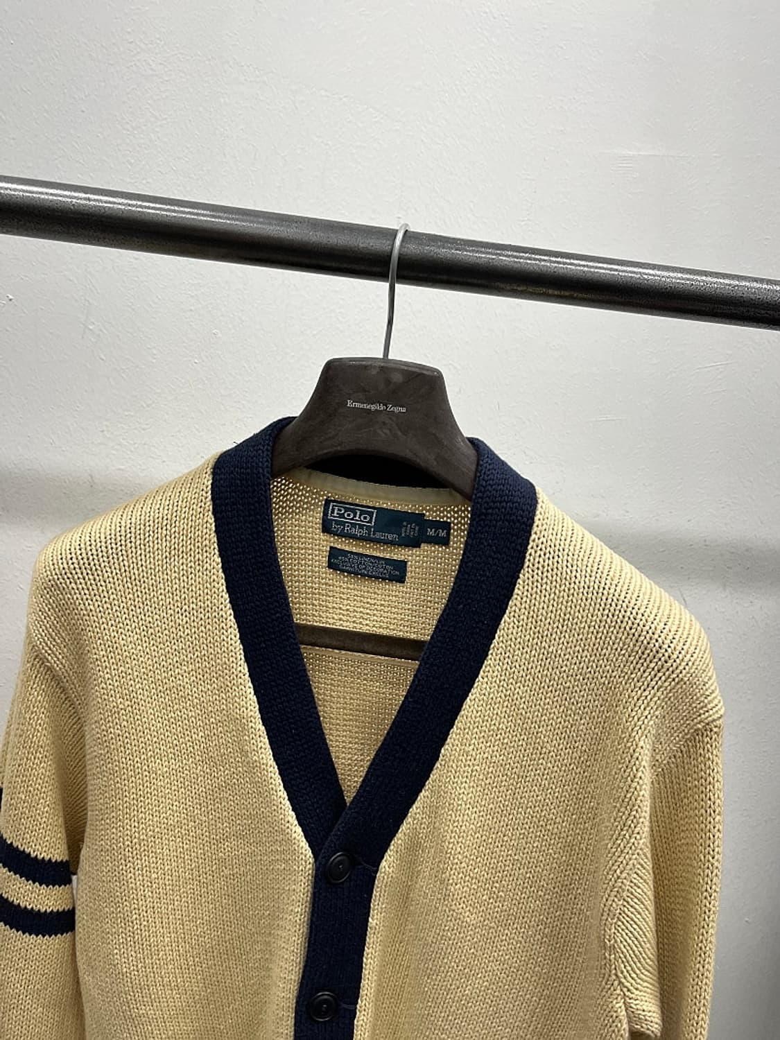 100-105) 폴로 핸드 니트가디건  상품이미지3