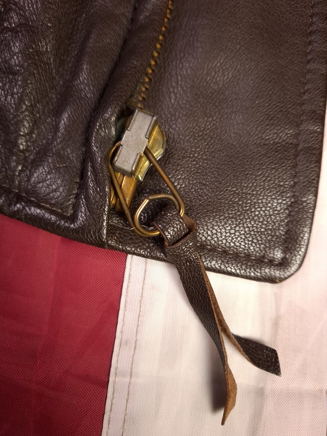 오리지날 미국제조 쿠퍼 미해군 G-1 리얼레더 항공점퍼 상품이미지5