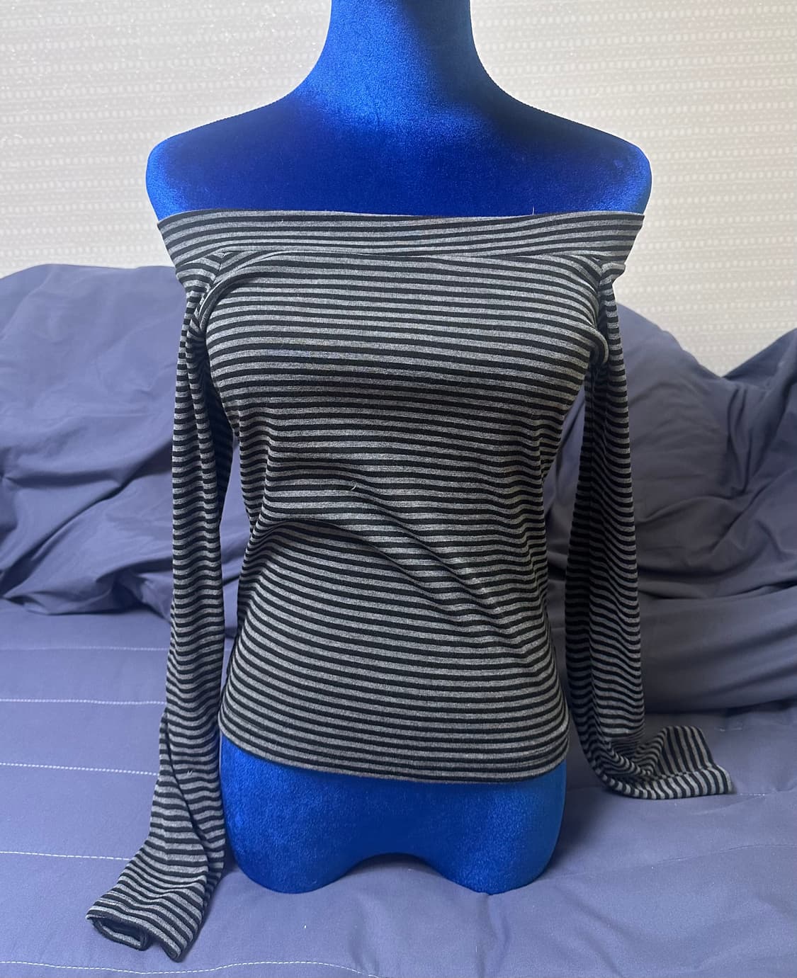 옾숄 단가라 긴팔티 상품이미지1