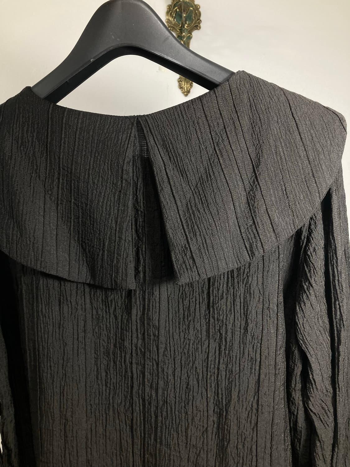 Big Collar Wrinkled Bluse 상품이미지4