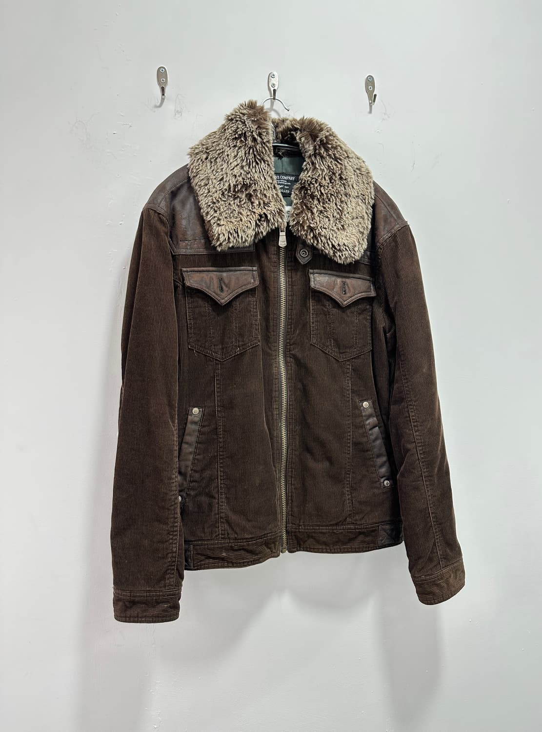 Vintage fur corduroy jacket 상품이미지5