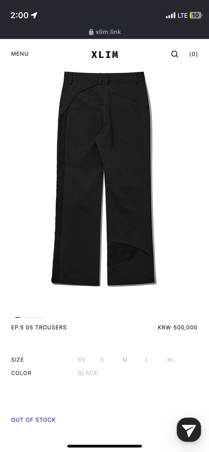 엑슬림 EP.5 05 TROUSERS 상품이미지2