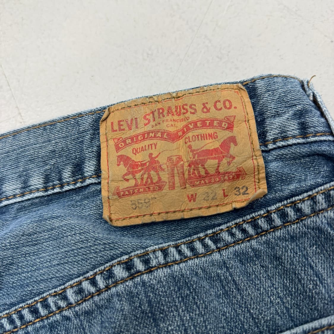 리바이스 559 새깅 워싱 스케이터 데님팬츠 상품이미지6