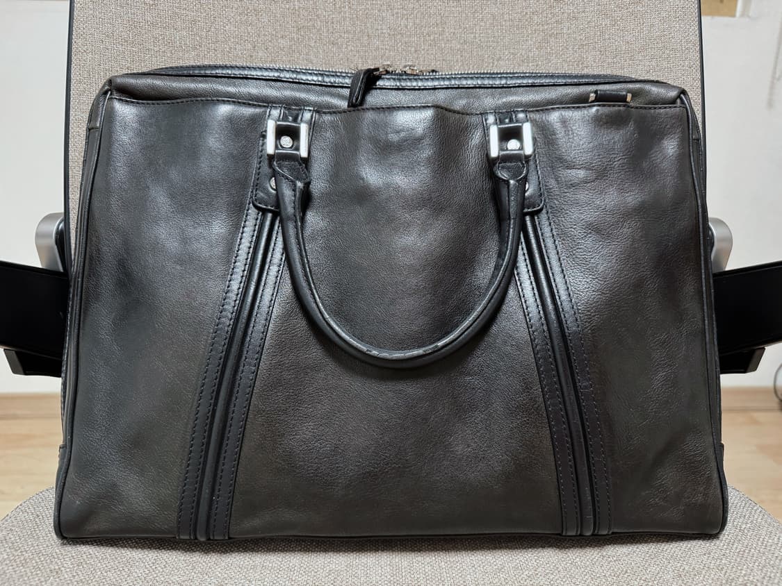 DAKS LONDON 닥스 런던 천연가죽 서류가방 비즈니스백 숄더백 겸용 상품이미지2