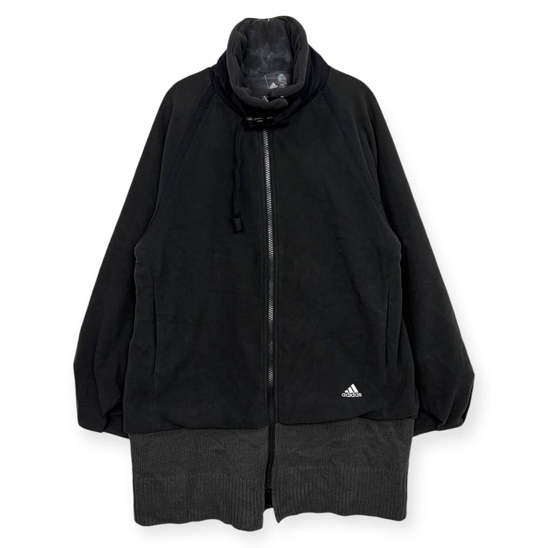 아디다스 후리스 플리스 패브릭 믹스 롱 자켓 상품이미지1