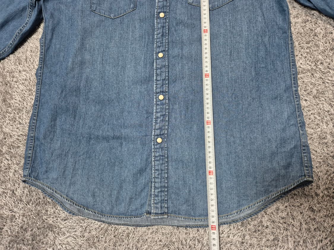 유니클로 남성 데님셔츠 XL 상품이미지8