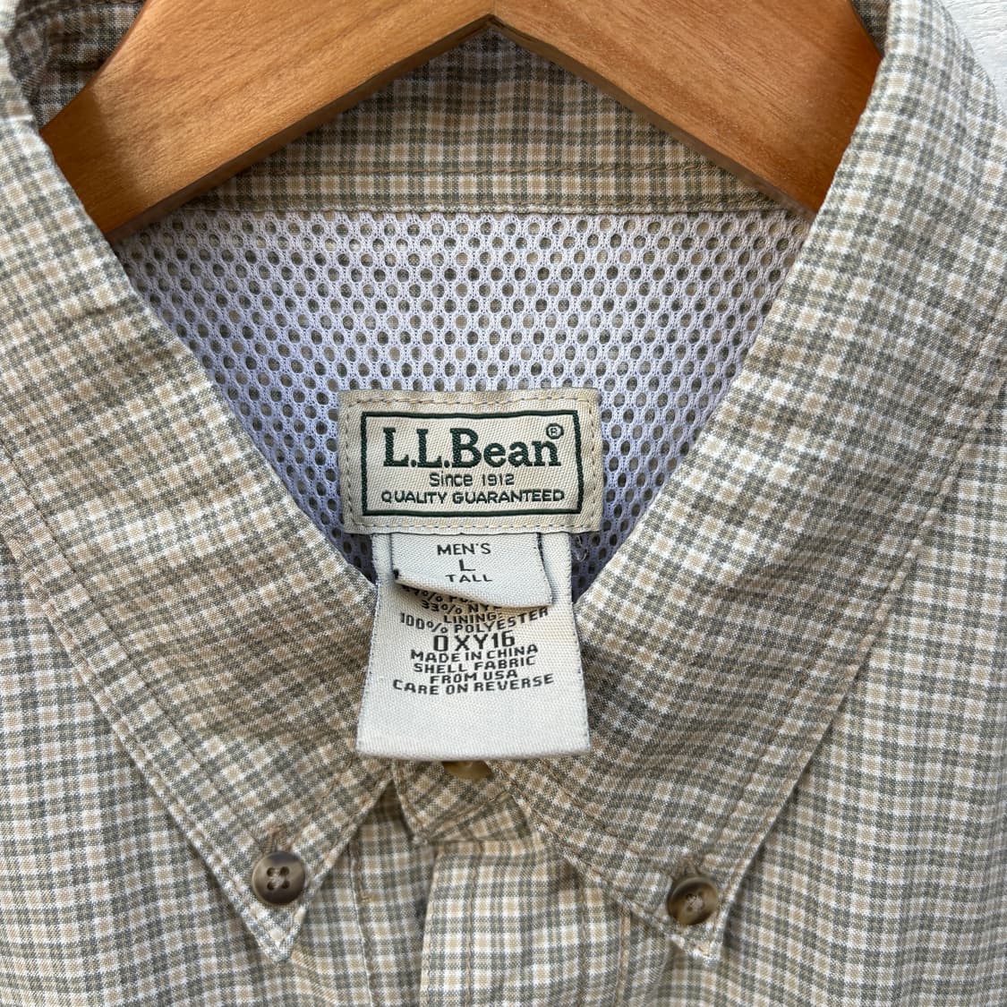 L.L.bean 엘엘빈 체크 반팔 셔츠 상품이미지3
