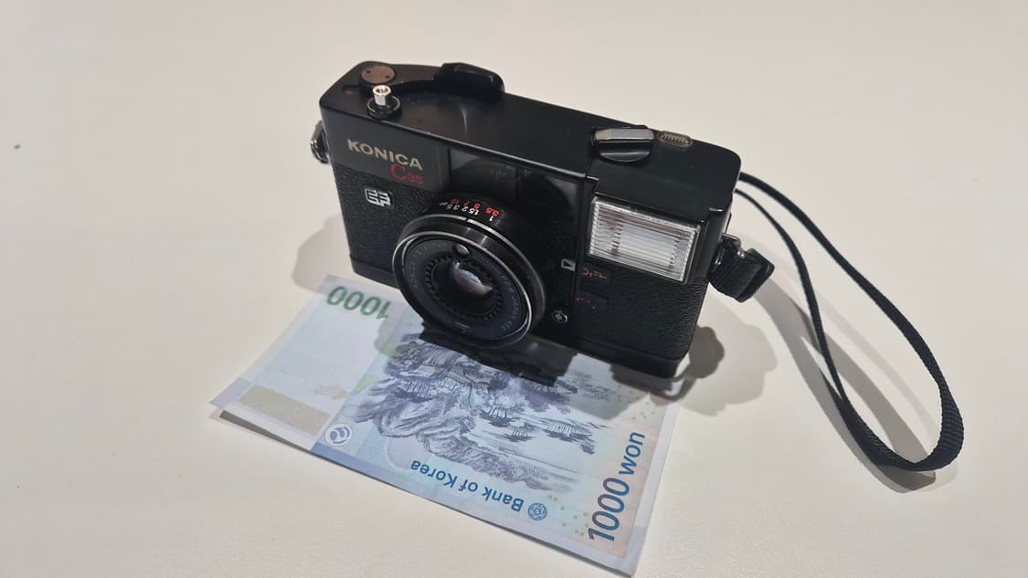 작례O 앤디워홀 카메라 코니카 c35 ef 명작 필름카메라 상품이미지1