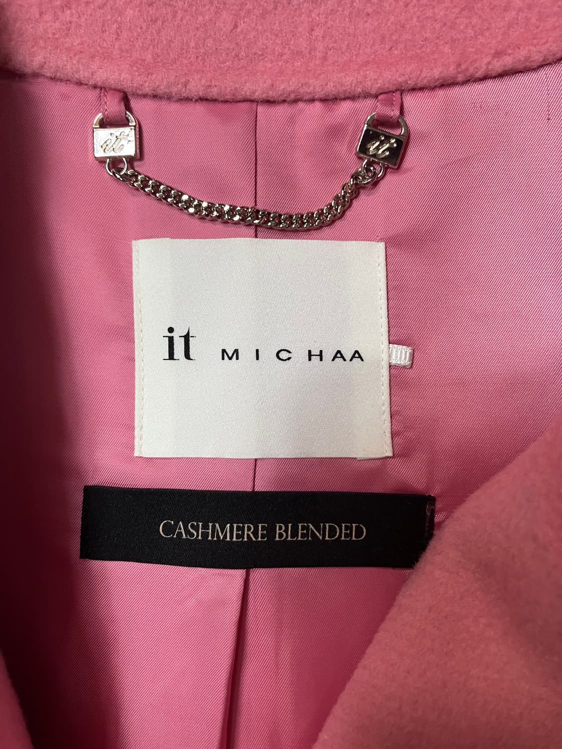 잇미샤 캐시비어 혼방 더블 버튼 롱 코트 S 상품이미지6