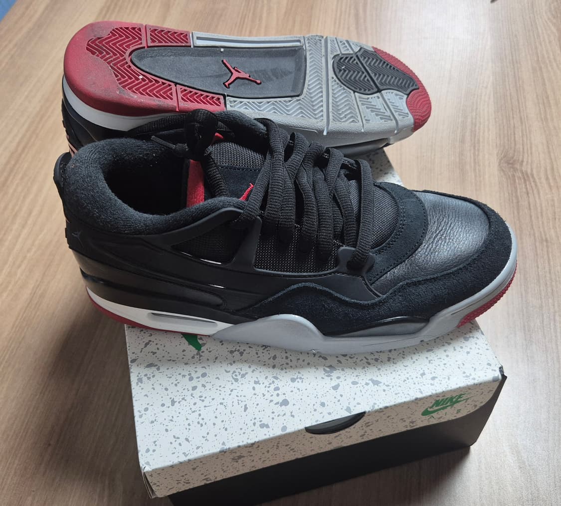 나이키 에어 조던 4 RM 블랙 레드 270mm 상품이미지3