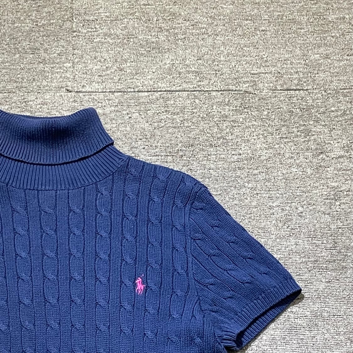 (XL) POLO 폴로 랄프로렌 스포츠 케이블 반팔 니트 상품이미지4