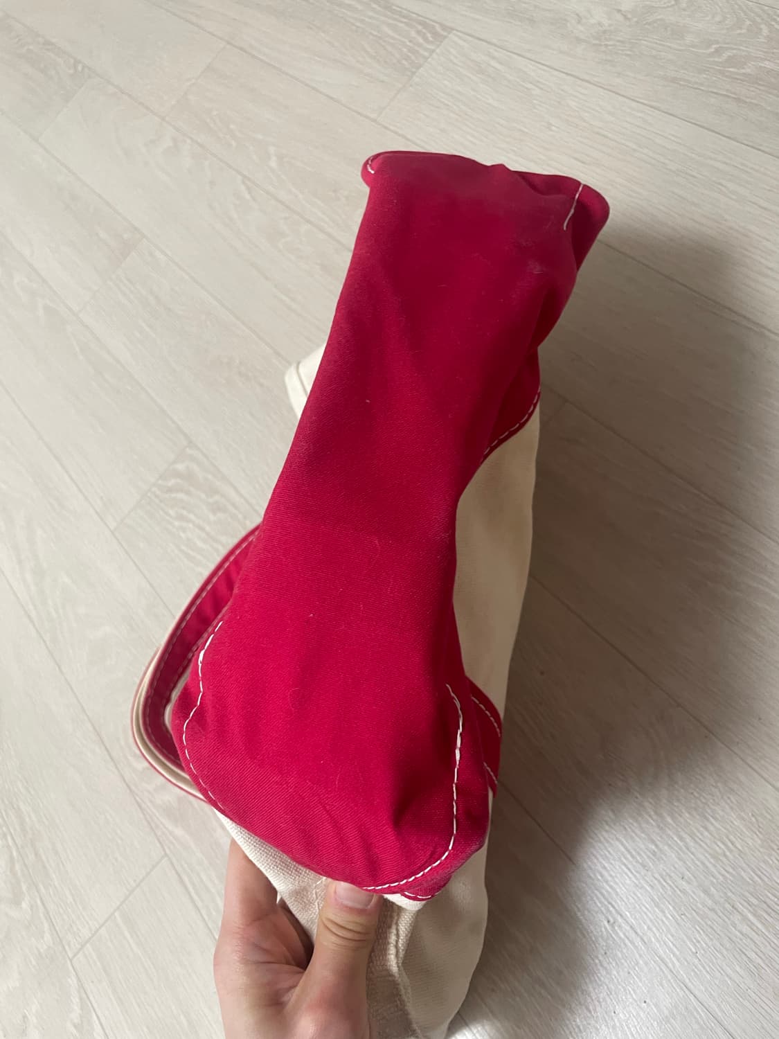 엘엘빈 보트앤토트백 레드 상품이미지4