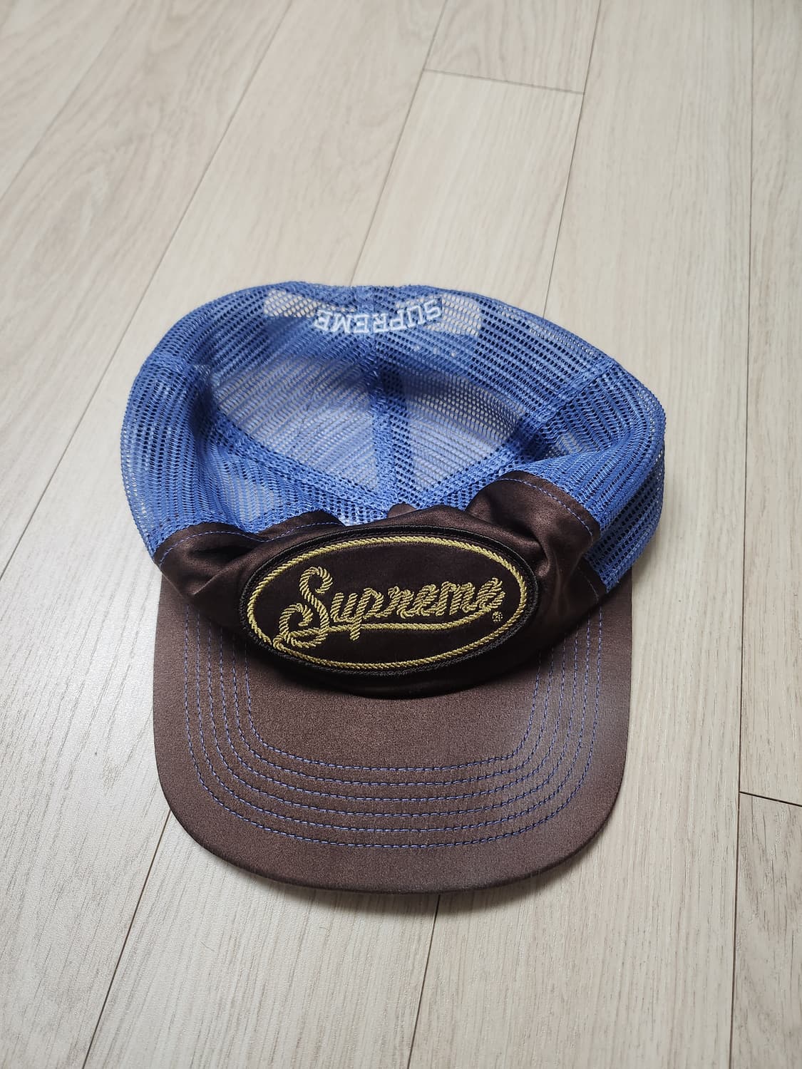 슈프림 실크 메쉬 5패널 스냅백  상품이미지1