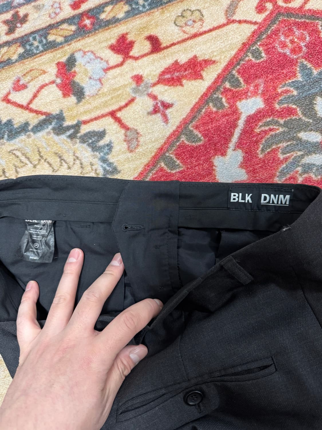 Blk Dnm 울 팬츠 상품이미지3