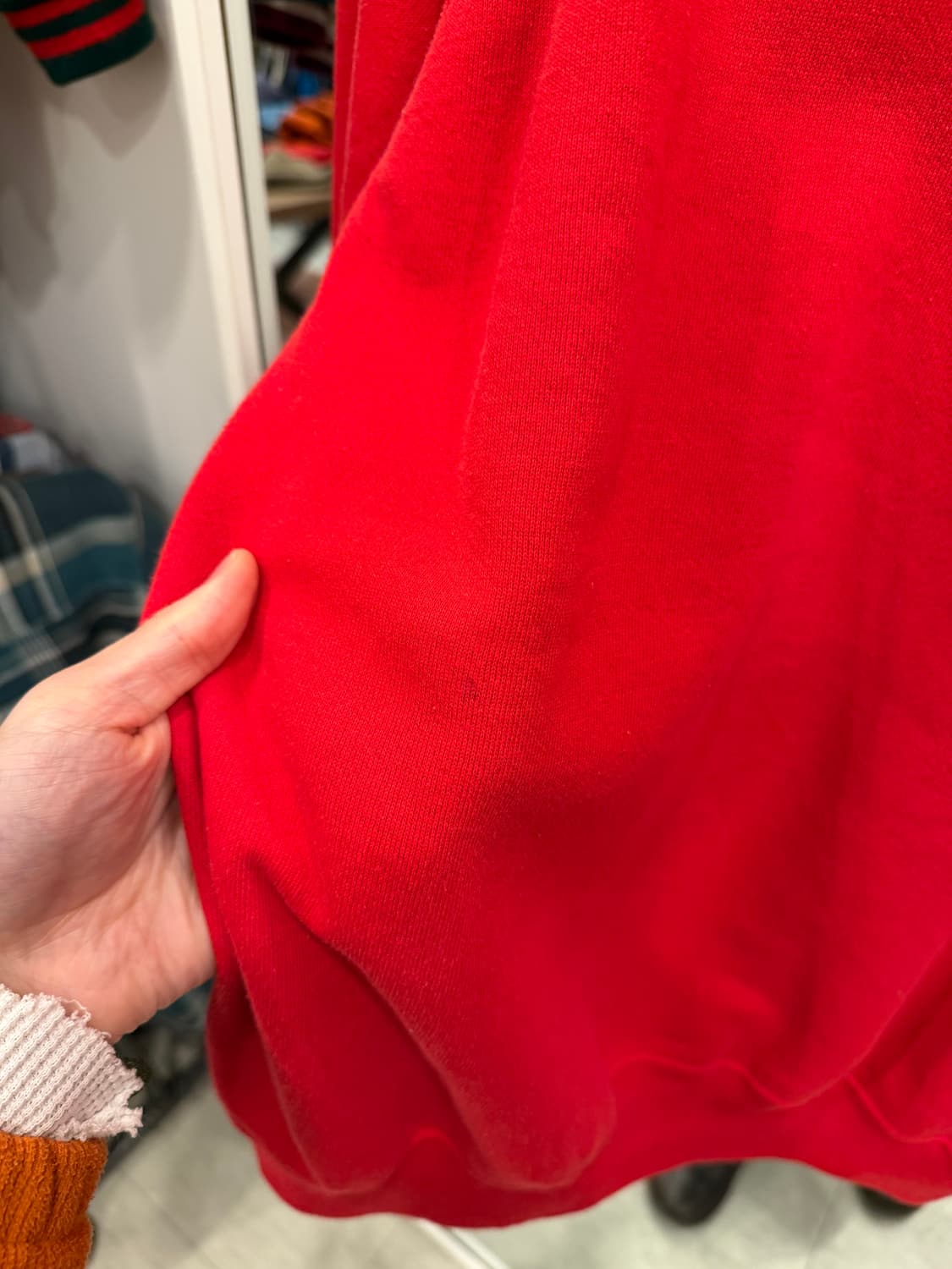 90s Hanes 헤인즈 플레인 스웻 셔츠 (made in USA) 상품이미지8