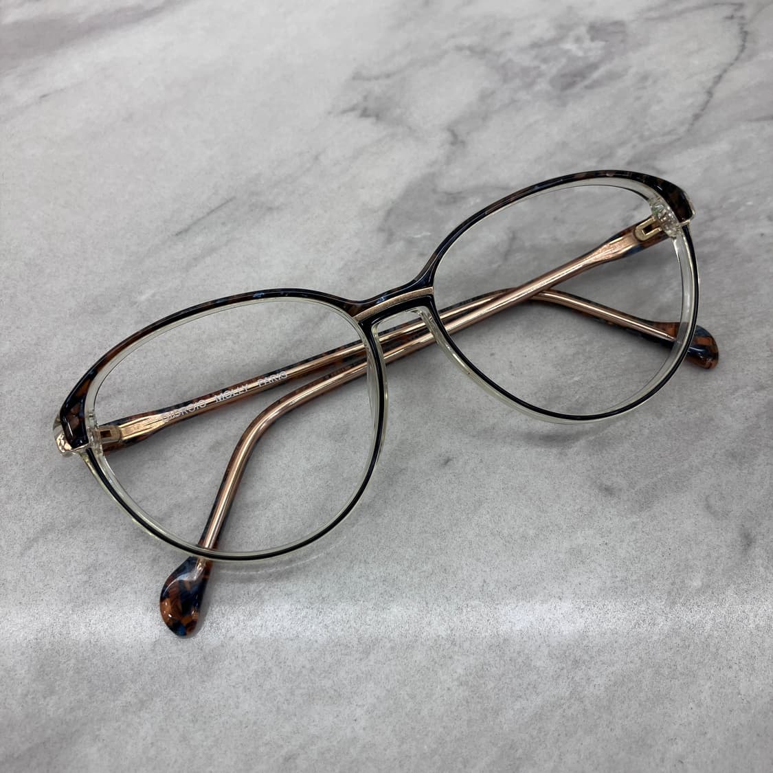 C05 조르지오 몰리 GIORGIO MOLLY 클리어패턴 뿔테 안경 상품이미지1