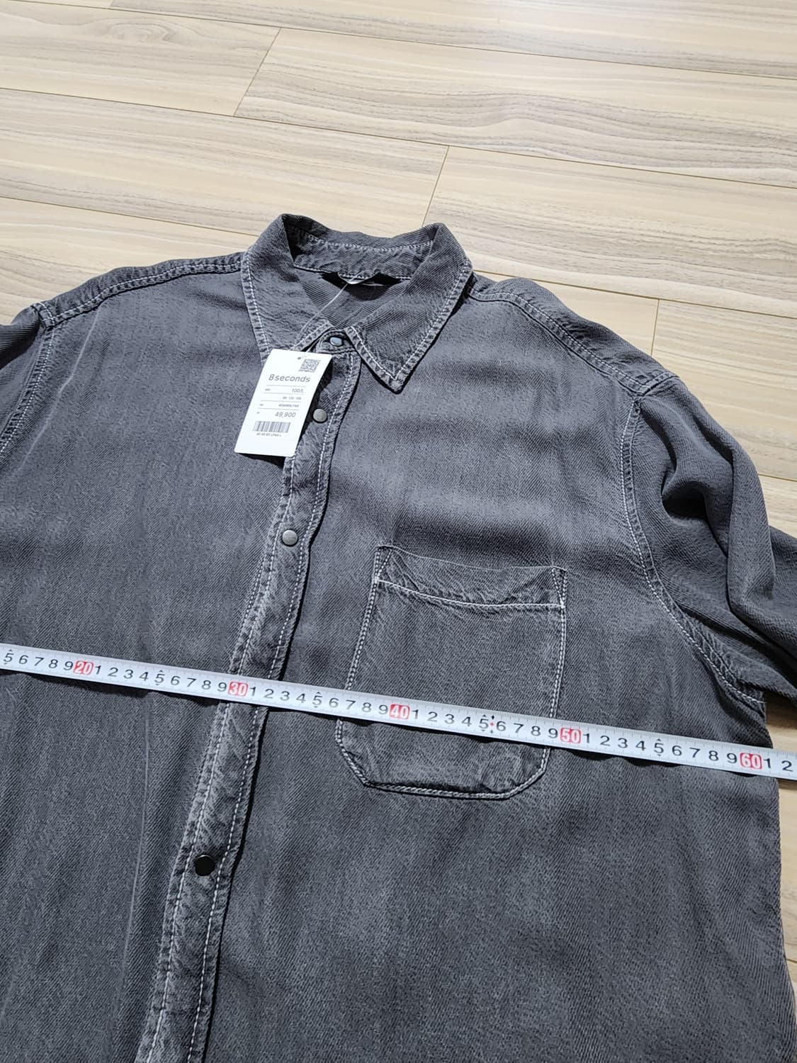 에잇세컨즈반팔데님셔츠L사이즈 상품이미지6