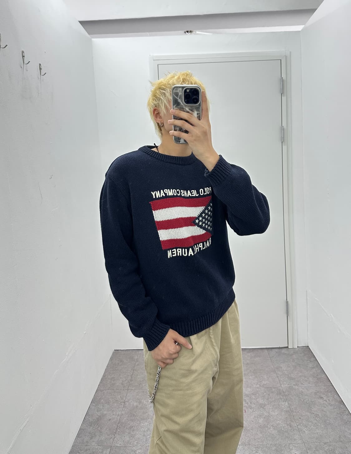 POLO jeans Ralph Lauren flag knit 상품이미지2