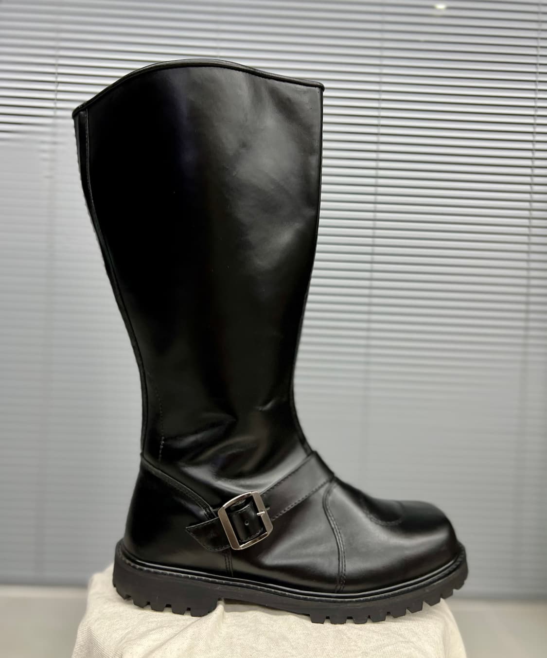 싸이카 라이더 가죽롱부츠 상품이미지1