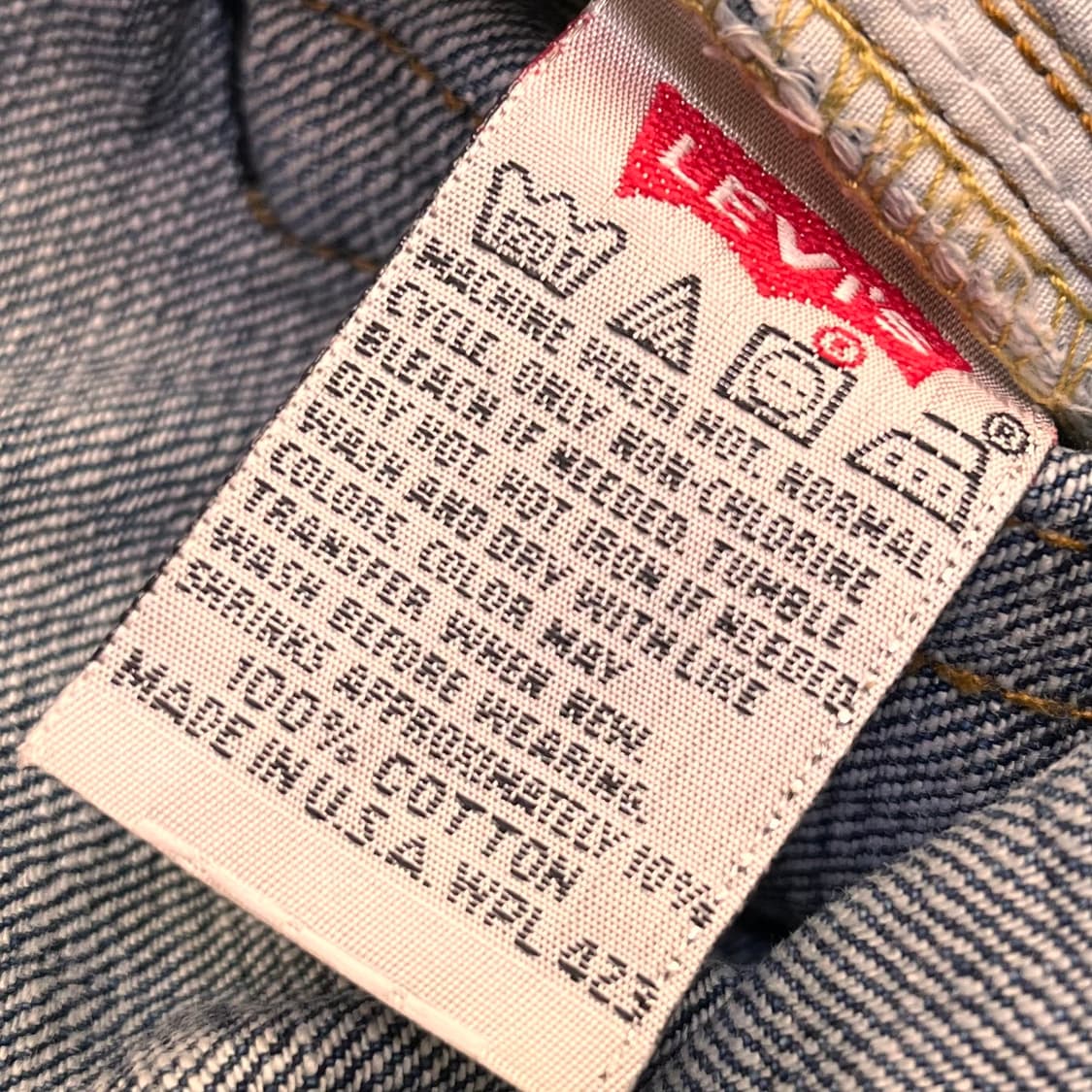 리바이스 501XX 빅E 데님팬츠 W34 L32 상품이미지6