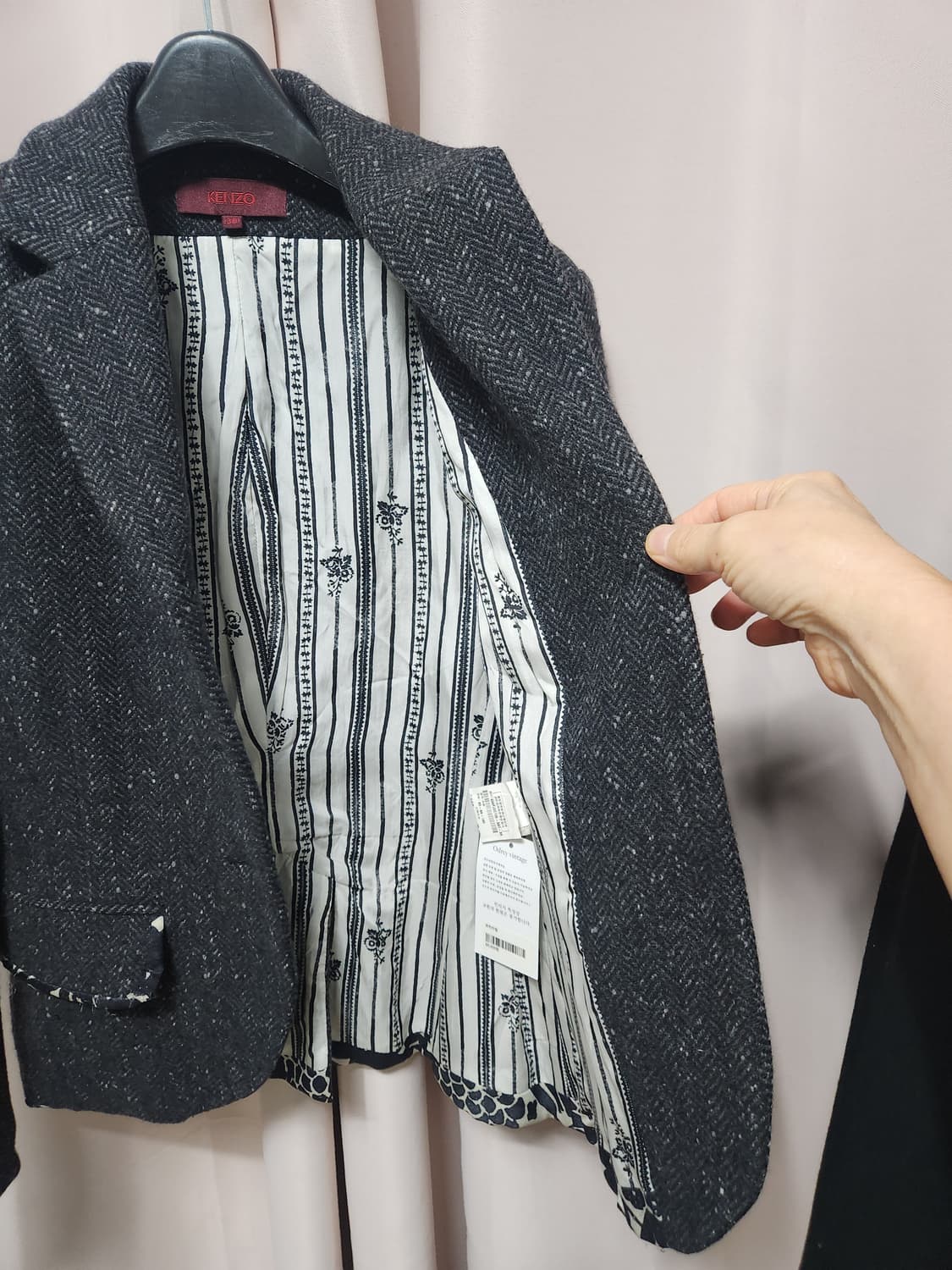 겐조 여성 헤링본 자켓  상품이미지6