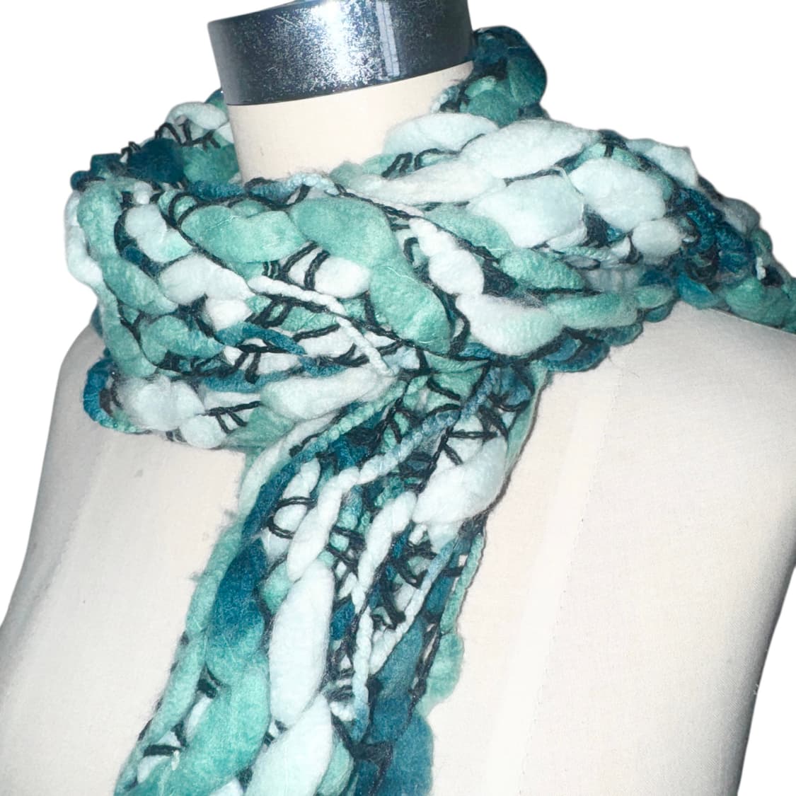 Green Moss Pom Pom Muffler 상품이미지2