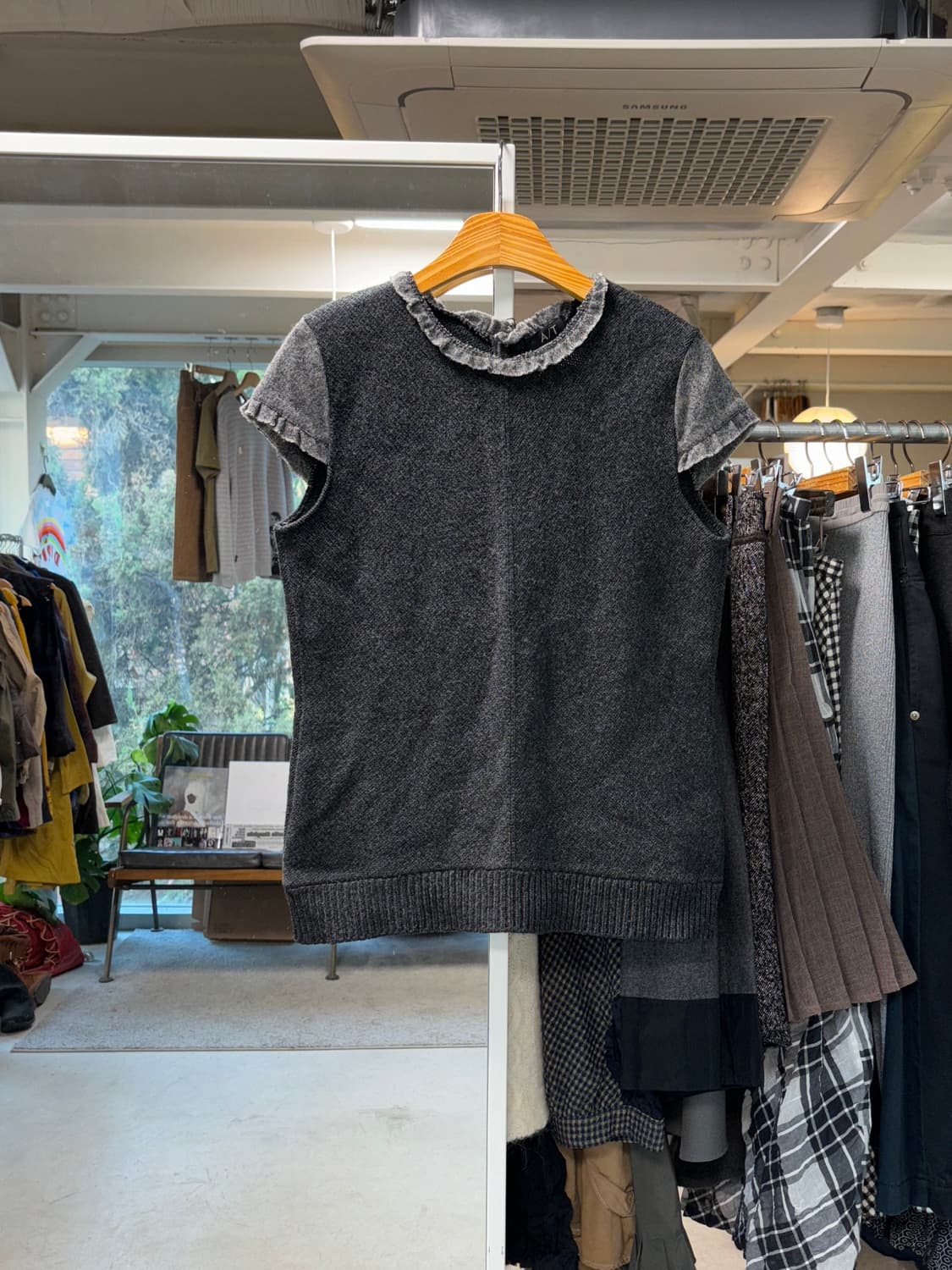 아츠로 타야마 램스울 니트탑 상품이미지1