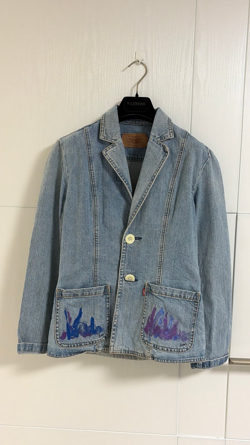 Levi's 데님 희긔 자켓 55 정품 상품이미지1