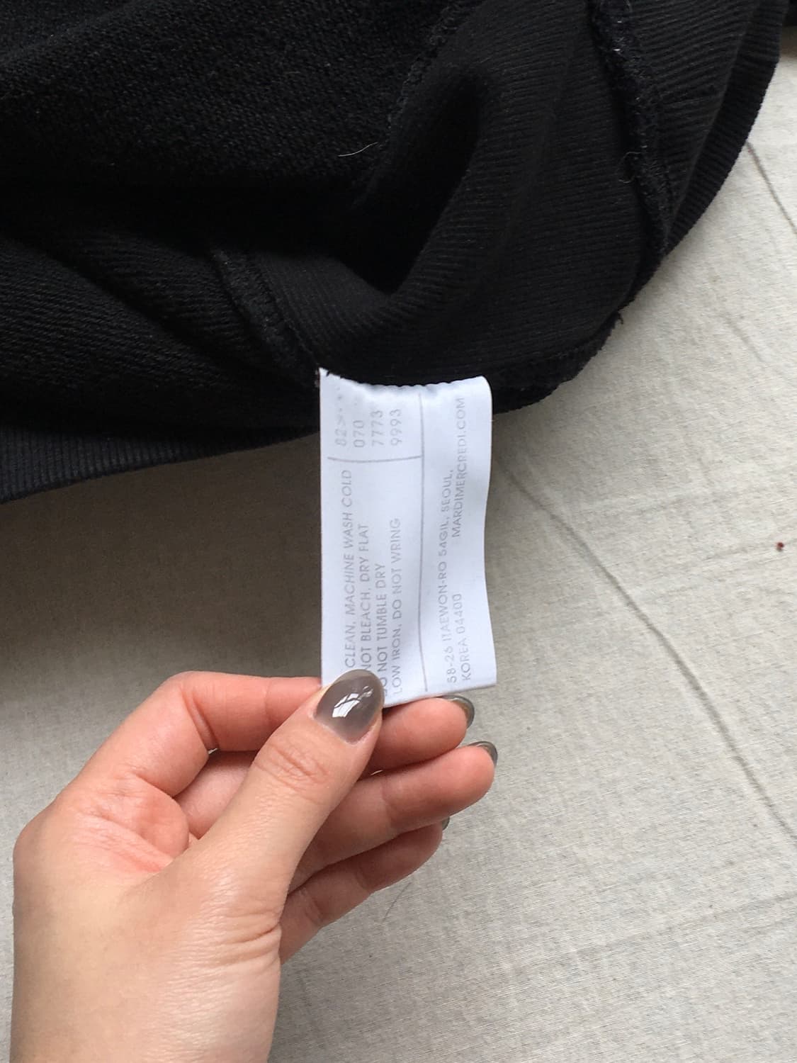 마르디 메크르디 빅프린팅 맨투맨 상품이미지5