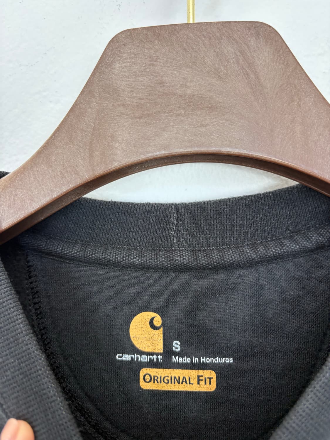  [L]CARHARTT 블랙 맨투맨  상품이미지6