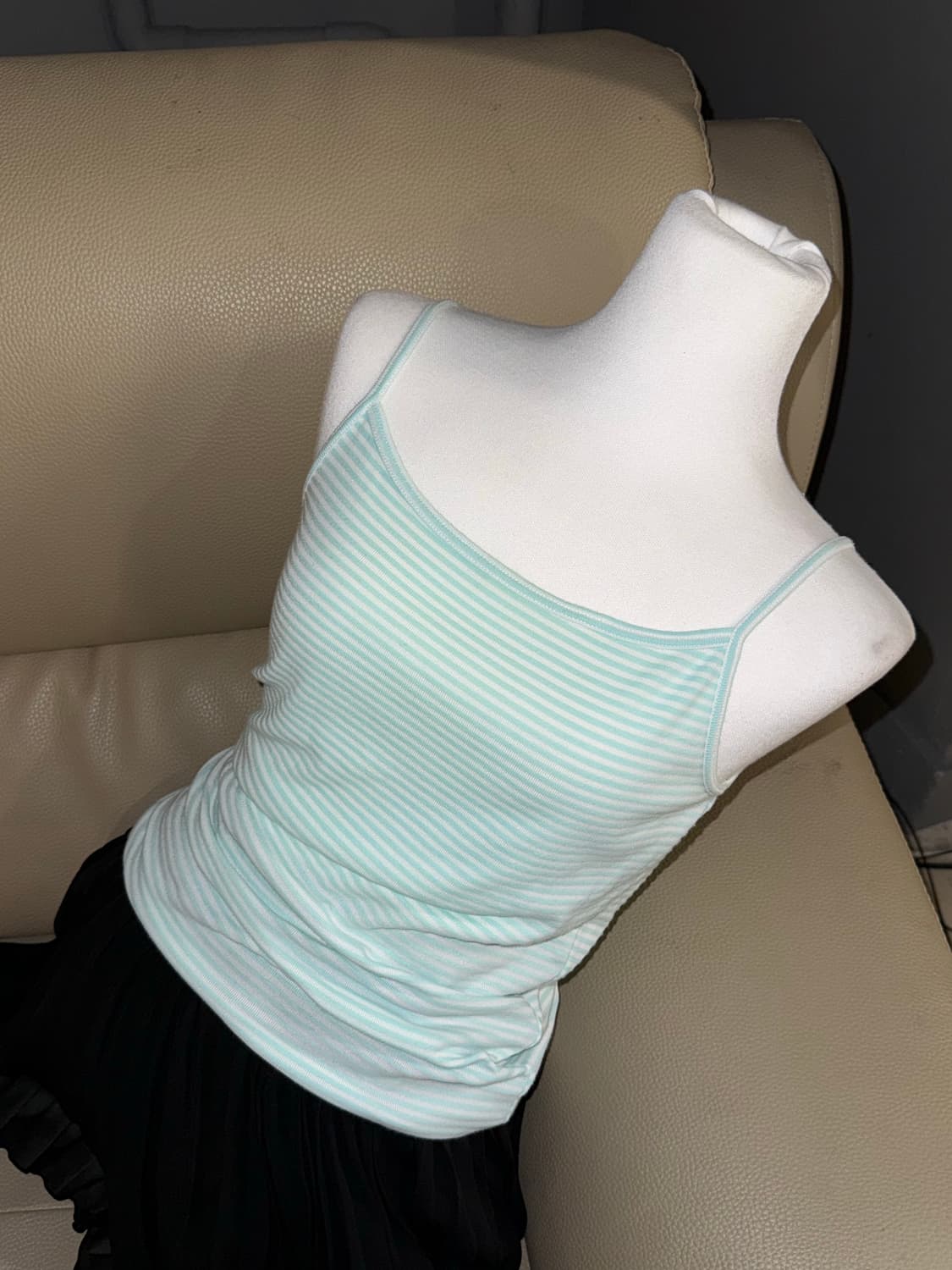 stripe pattern sleeveless 상품이미지2