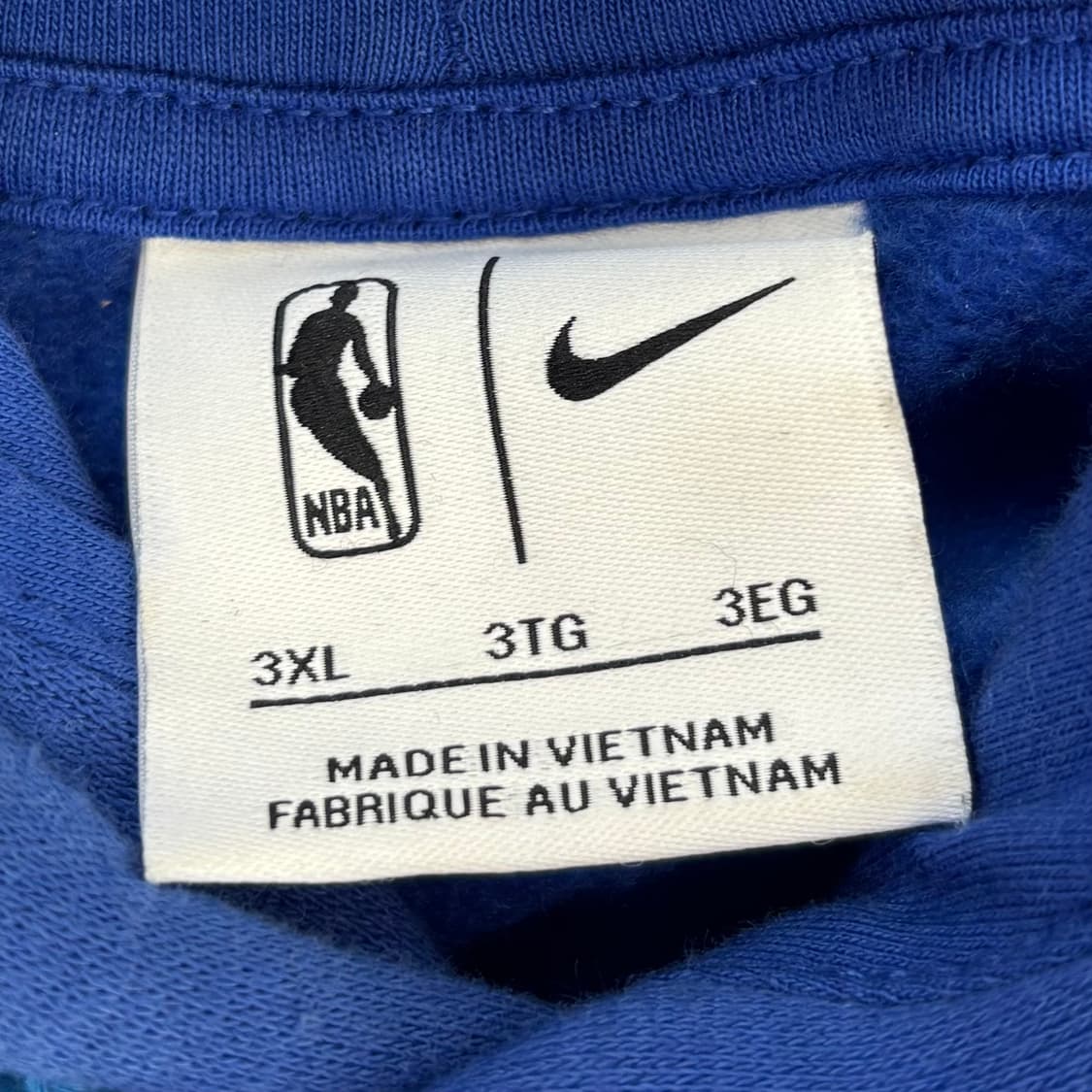 나이키(NIKE) NBA 로고 그래픽 블루 풀오버 후디 상품이미지5
