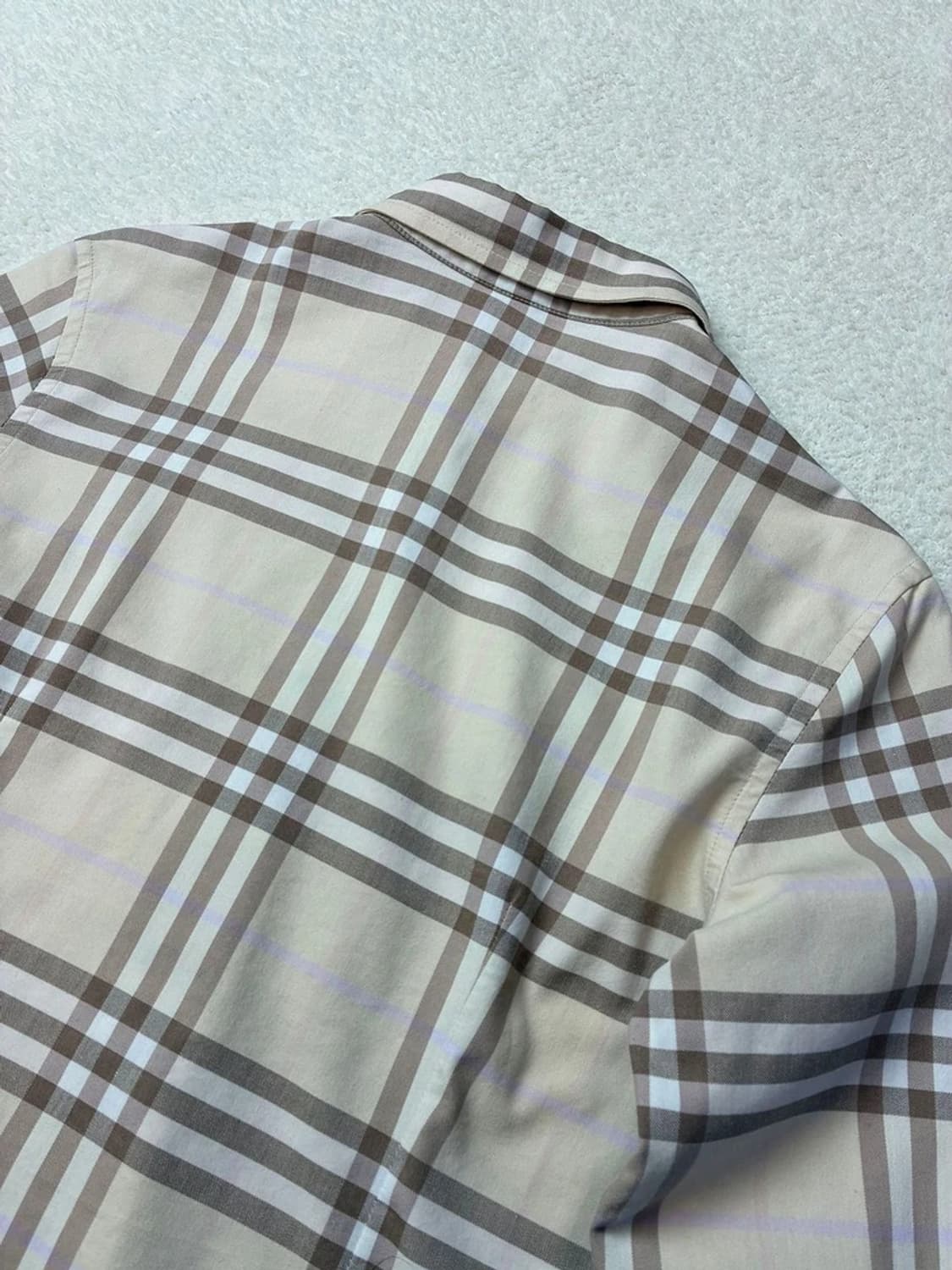 버버리 00's 숏 노바체크 시그니처 셔츠 PN5820 상품이미지5