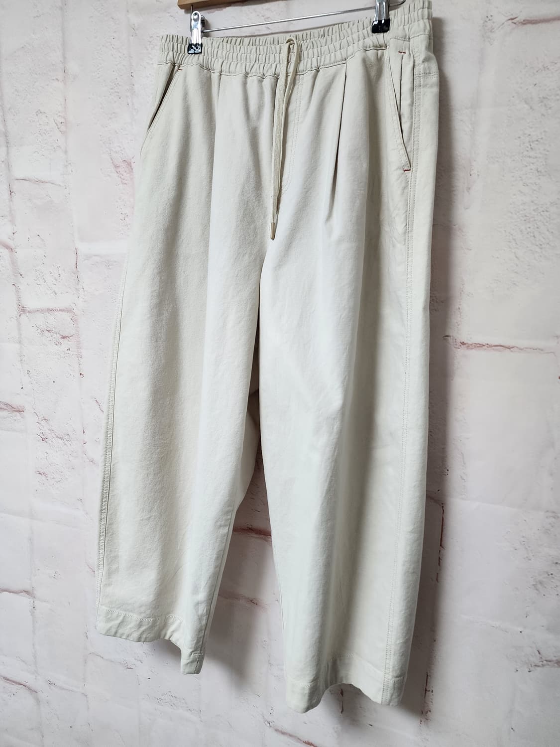 롯지 크롭 와이드 팬츠 상품이미지2