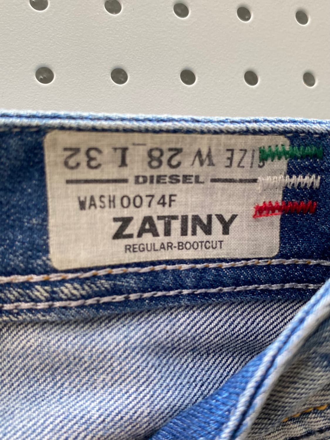 디젤 ZATINY 플레어 데님 팬츠 상품이미지9
