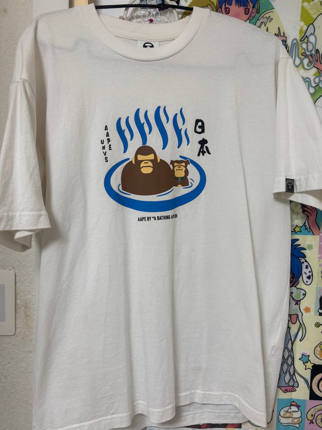Aape 베이프 온천 반팔 상품이미지2