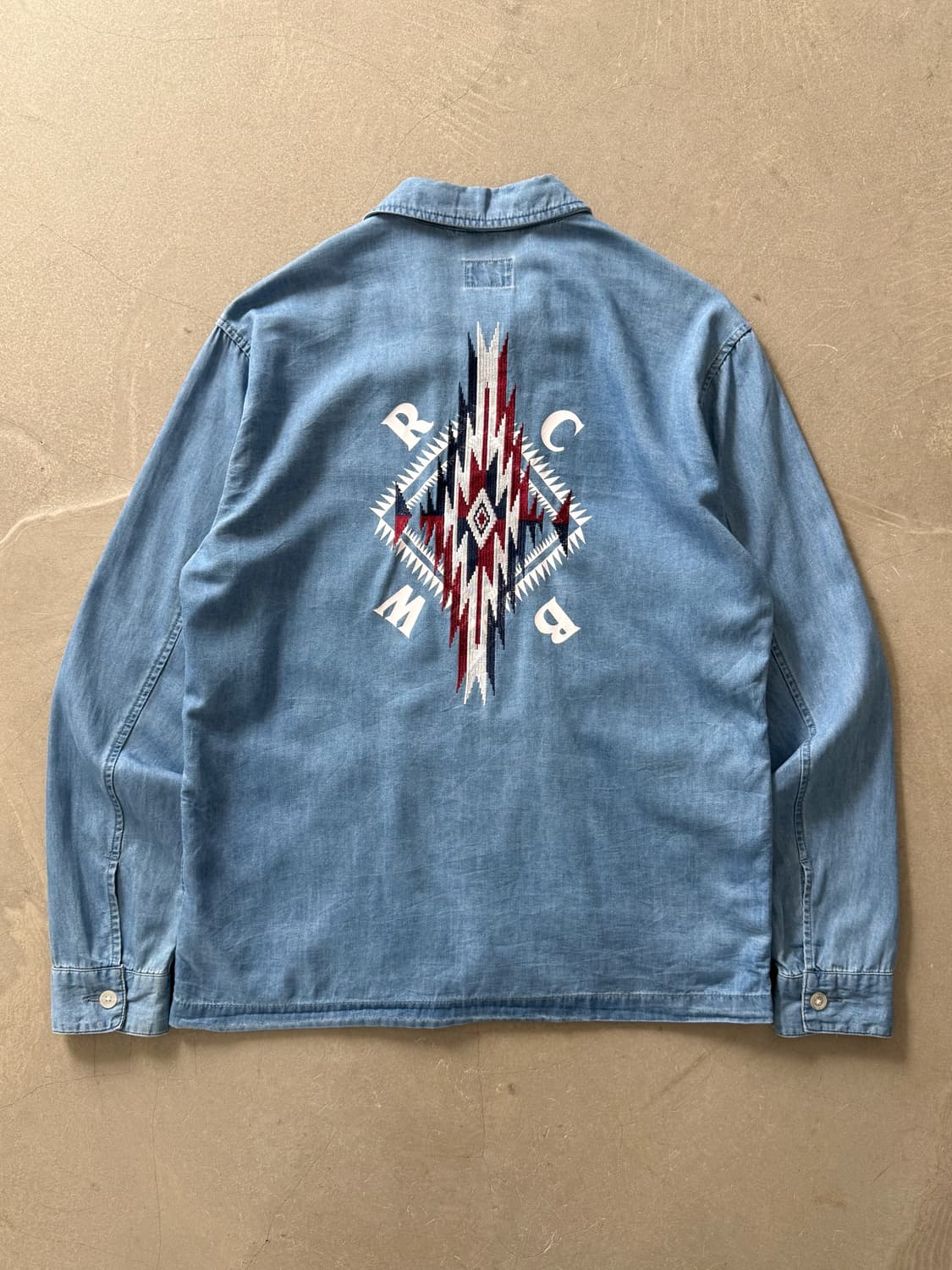 RODEO CROWNS Western Denim Shirt 상품이미지1