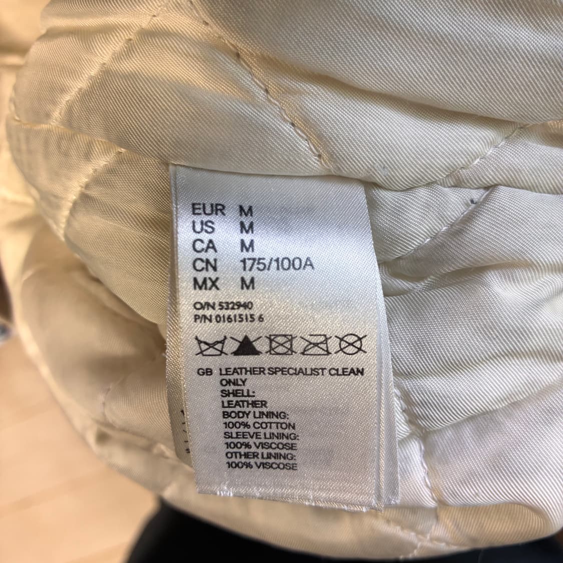 마르지엘라 H&M 레더 코트 상품이미지7