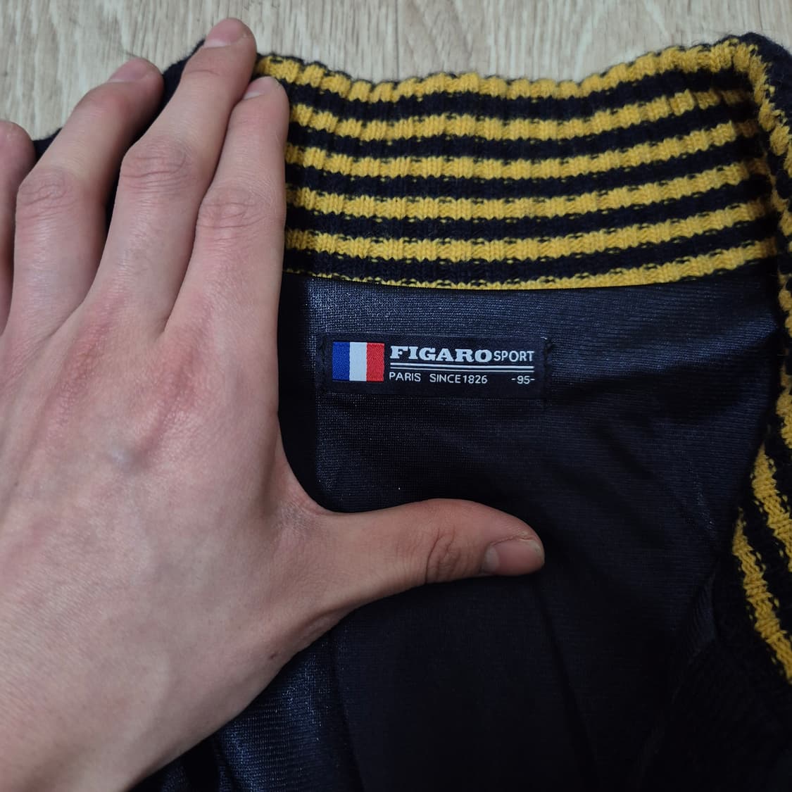 피가로 스포츠 파리 남성 골프웨어 방풍 니트 집업 M(95) 상품이미지5