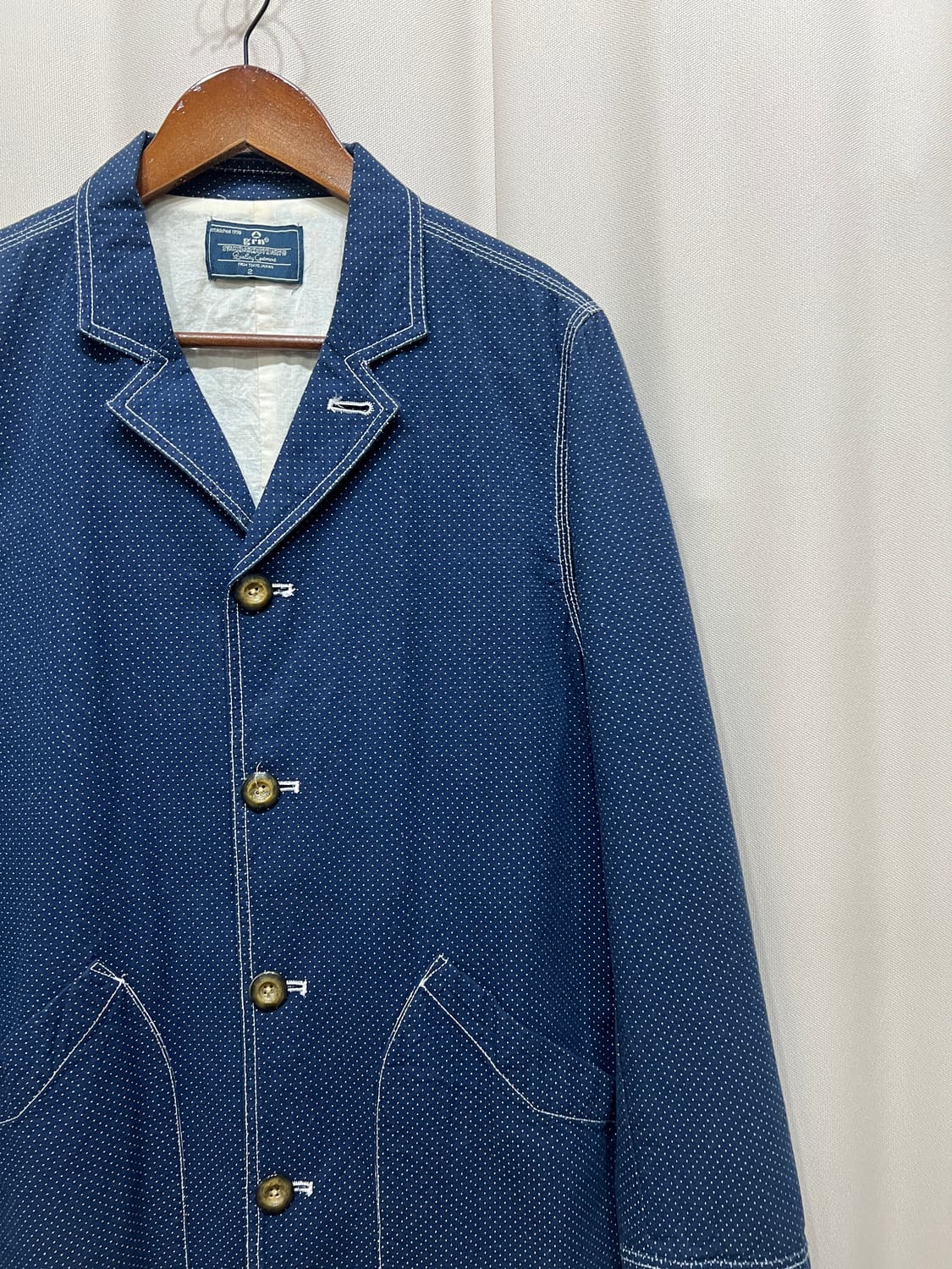 GRN 빈티지 도트 스티치 블레이저 상품이미지3