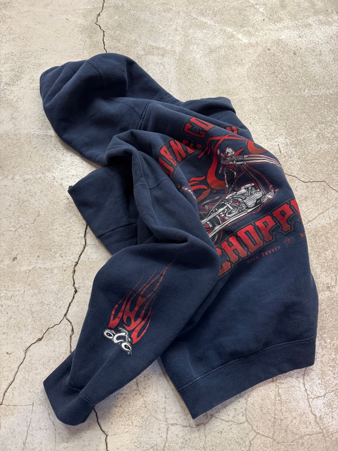 00s 오렌지 카운티 쵸퍼스 프린팅 후드티 상품이미지5