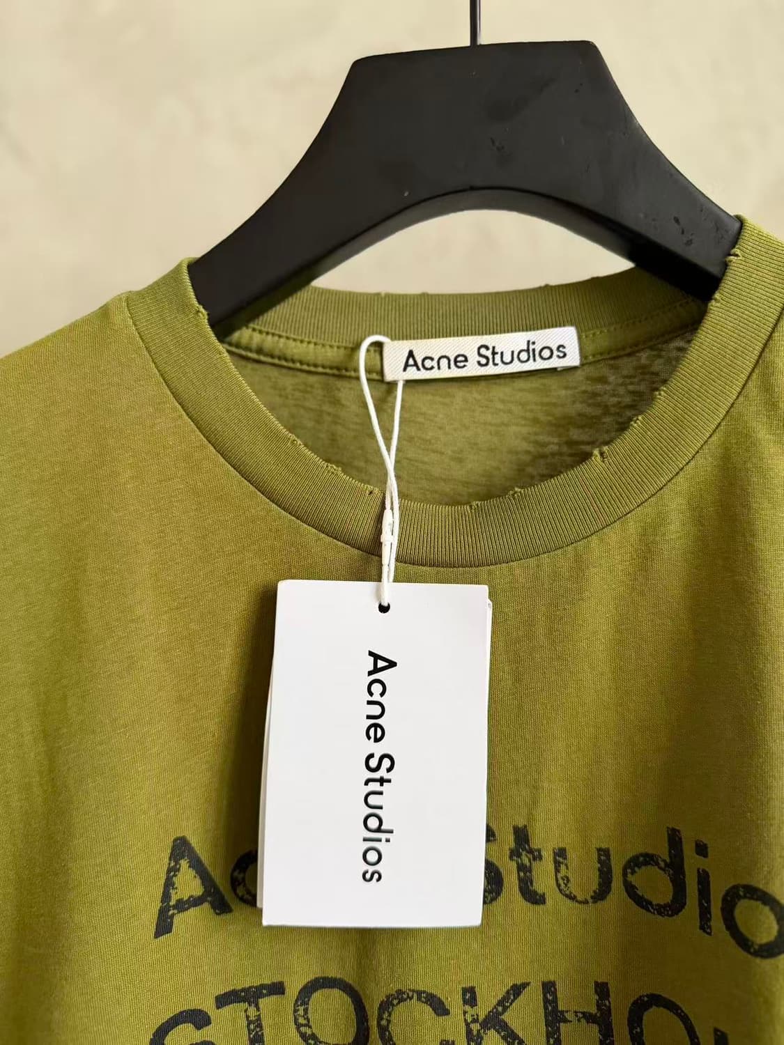 아크네 스튜디오 로고 티셔츠 페이드 상품이미지1