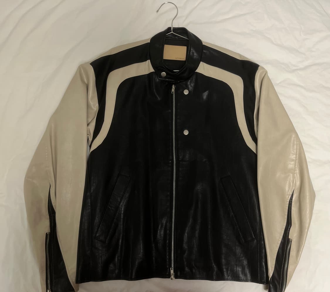 빈티지 바시티 가죽자켓 상품이미지2