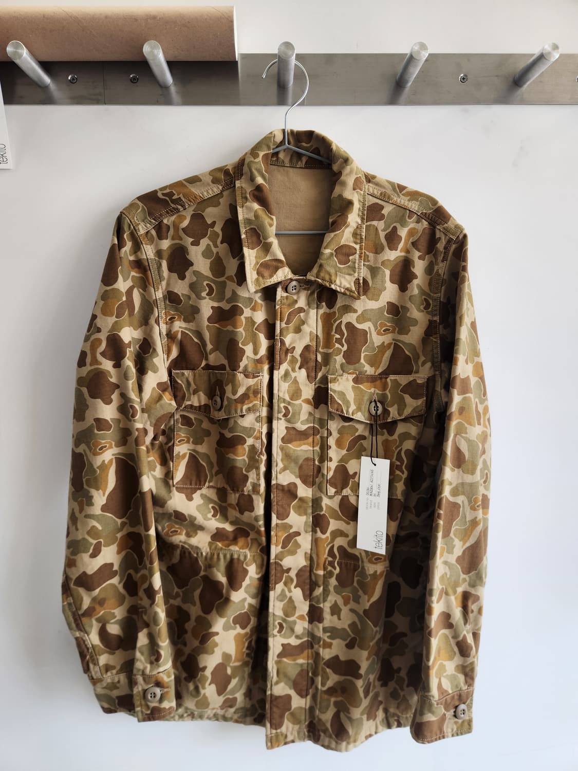 메종 키츠네 캠프 카모 밀리터리 자켓 상품이미지4