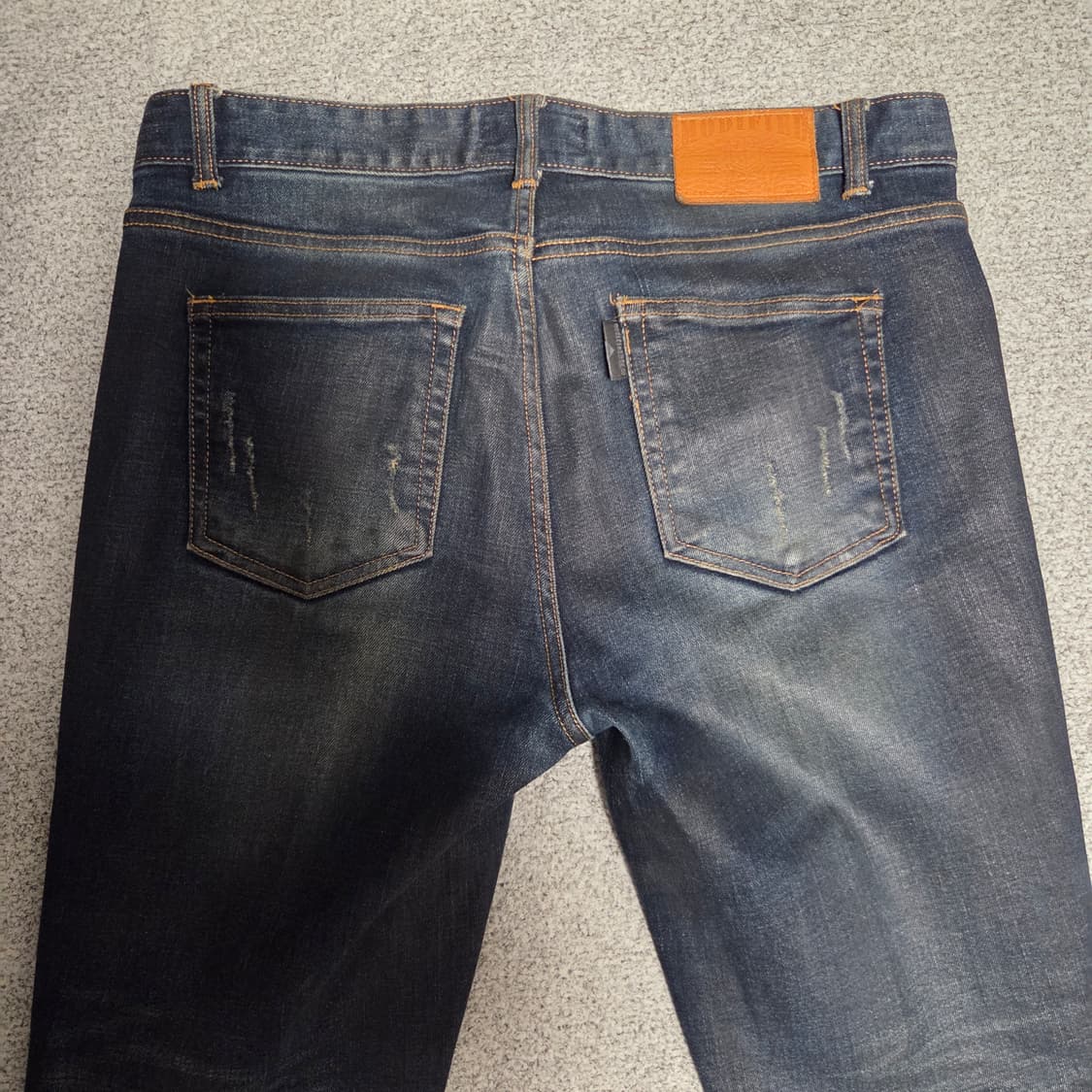 Modified 데미지드 코팅 데님 팬츠 34 상품이미지6