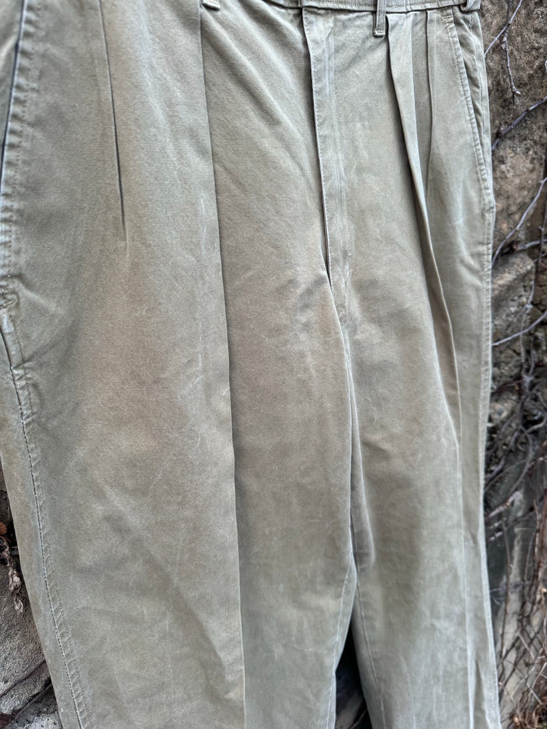 80~90s rrl 폴로 컨트리 스포츠맨 왁스코튼 치노 팬츠 34 상품이미지4