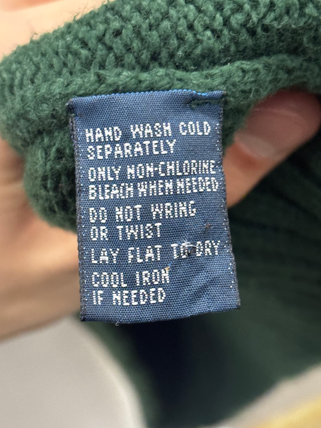 폴로 랄프로렌 니트 스웨터 그린 L 상품이미지5